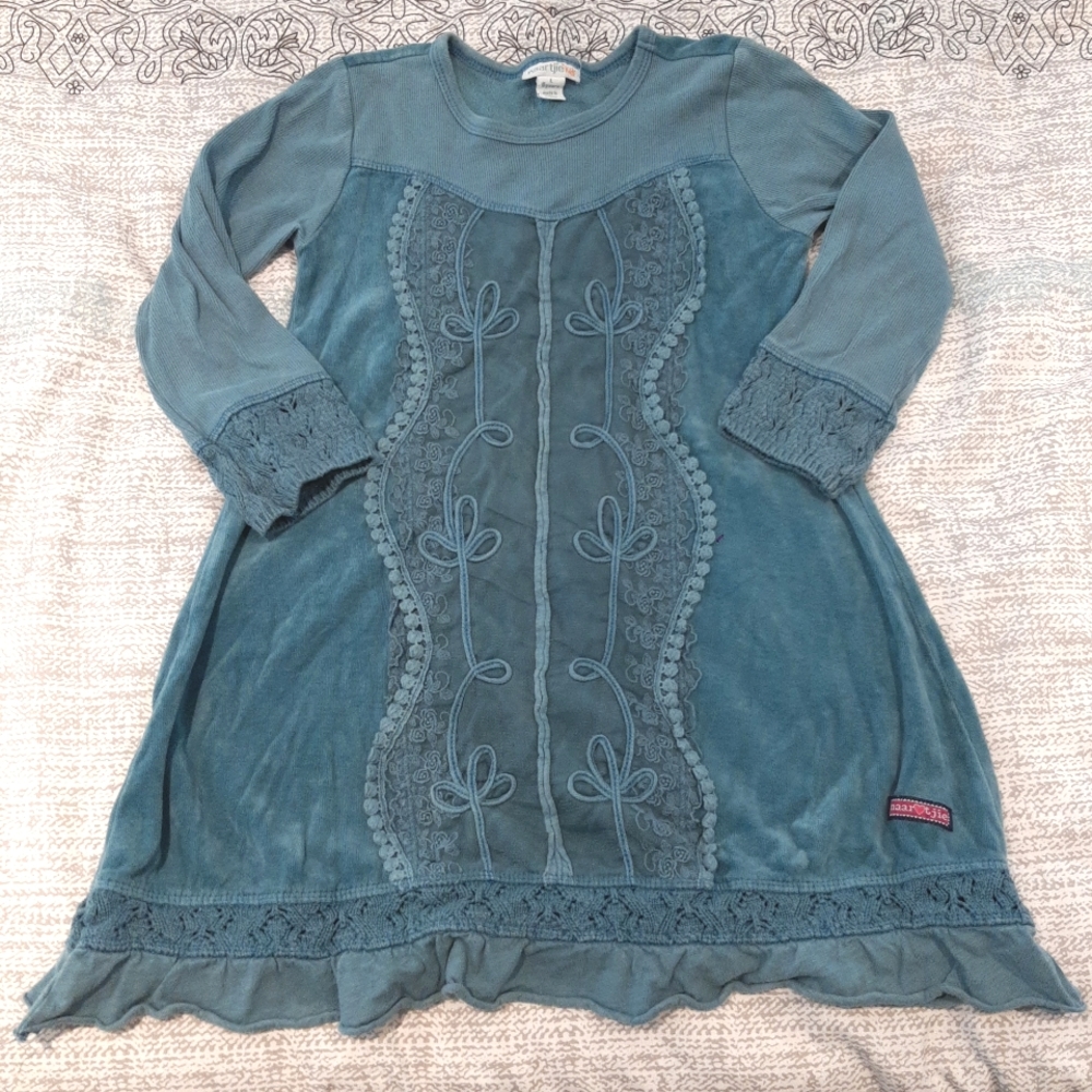 Naartji Velvet and Lace Dress